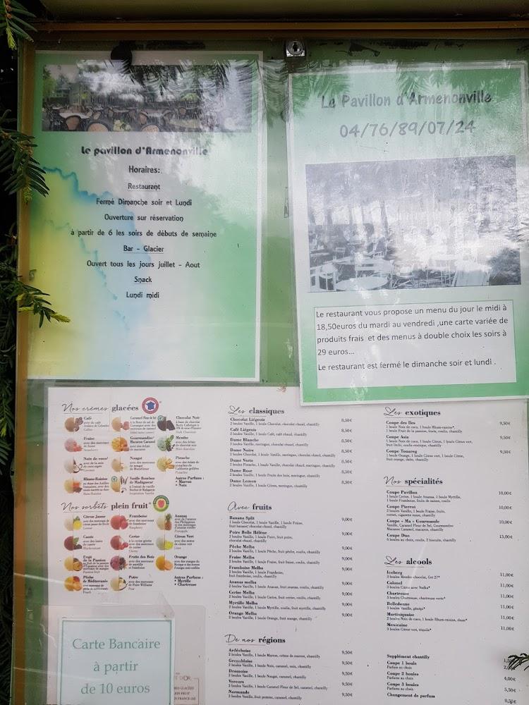 Le Pavillon d'Armenonville - Menu Image 1